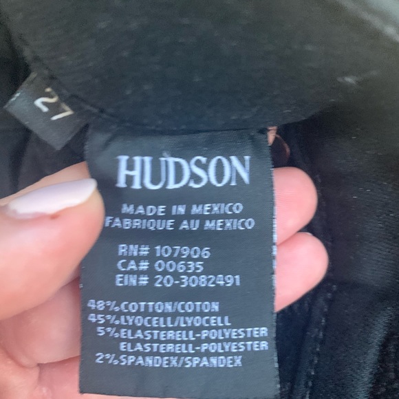 Hudson Jeans Krista Super Skinny in Black - Picture 6 of 6